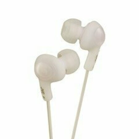 SWE-TECH 3C JVC Gumy Plus Inner-Ear Earbuds, White FWT5002-102WH